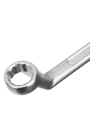 Ключ накидной коленчатый, 14 х 15 мм, хромированный Sparta