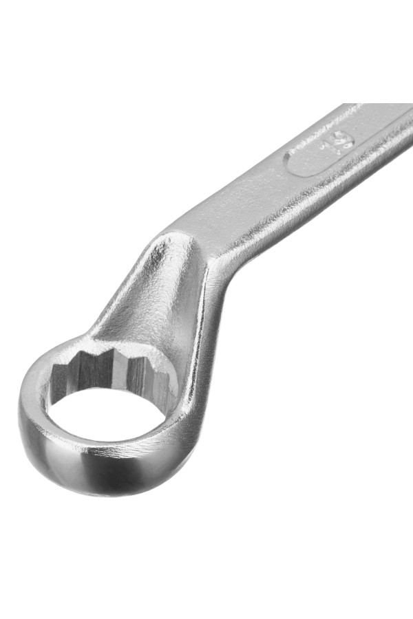 Ключ накидной коленчатый, 17 х 19 мм, хромированный Sparta