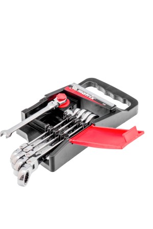 Набор ключей комбинированных, трещоточных шарнирных 5 шт. Matrix