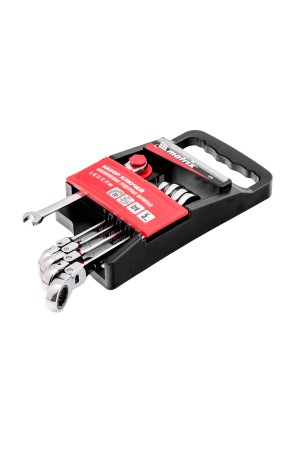 Набор ключей комбинированных, трещоточных шарнирных 5 шт. Matrix