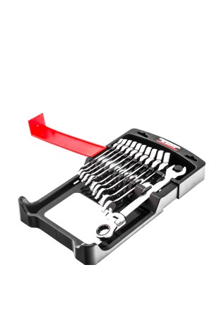 Набор ключей комбинированных, трещоточных шарнирных 11 шт. Matrix