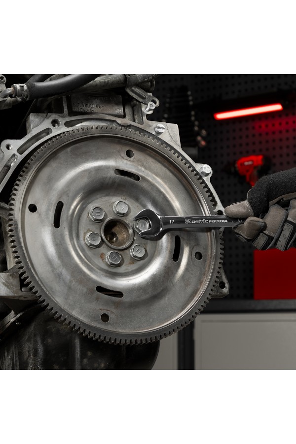 Набор ключей комбинированных, трещоточных шарнирных 13 шт. Matrix