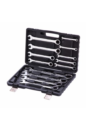 Набор ключей комбинированных, трещоточных 22 шт. Matrix