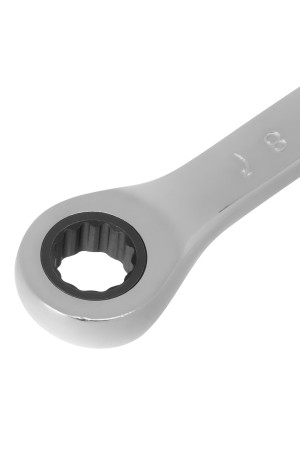 Ключ комбинированный трещоточный, 8 мм, CrV, зеркальный хром Matrix Professional