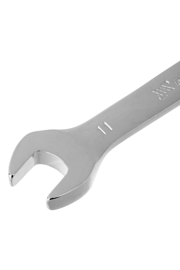 Ключ комбинированный трещоточный, 11 мм, CrV, зеркальный хром Matrix Professional
