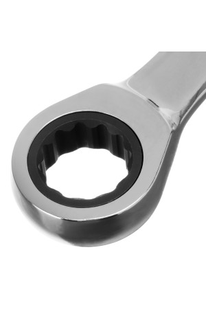 Ключ комбинированный трещоточный, 18 мм, CrV, зеркальный хром Matrix Professional