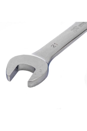 Ключ комбинированный трещоточный, 21 мм, CrV, зеркальный хром Matrix