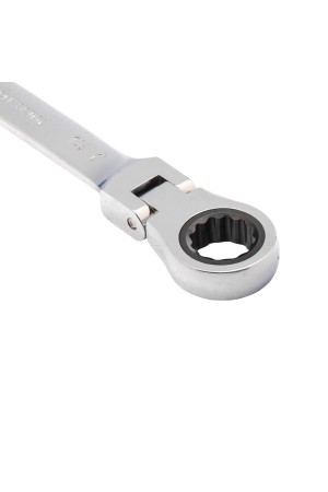 Ключ комбинированный трещоточный, 15 мм, CrV, шарнирный, зеркальный хром Matrix