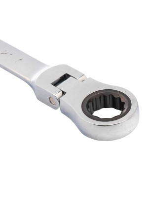 Ключ комбинированный трещоточный, 21 мм, CrV, шарнирный, зеркальный хром Matrix