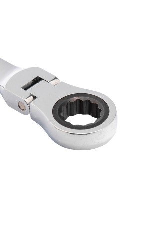 Ключ комбинированный трещоточный, 24 мм, CrV, шарнирный, зеркальный хром Matrix