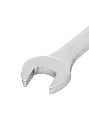 Ключ комбинированный трещоточный, 27 мм, CrV, шарнирный, зеркальный хром Matrix