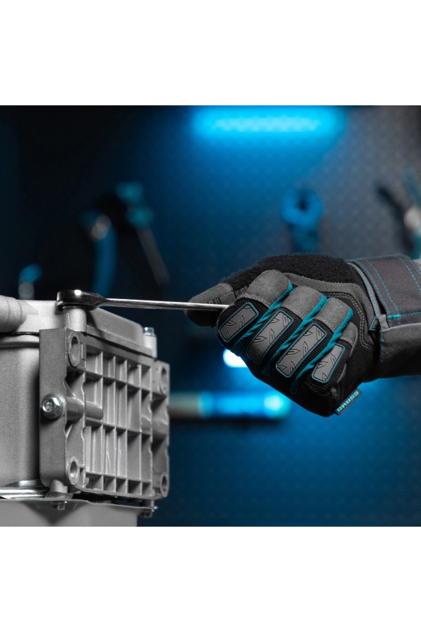 Набор ключей комбинированных с трещоткой, 8-19 мм, 7 шт, CrV Gross