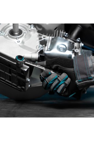 Набор ключей накидных с трещоткой, 8-19 мм, 2 шт, многоразмерные, реверсивные, CrV Gross