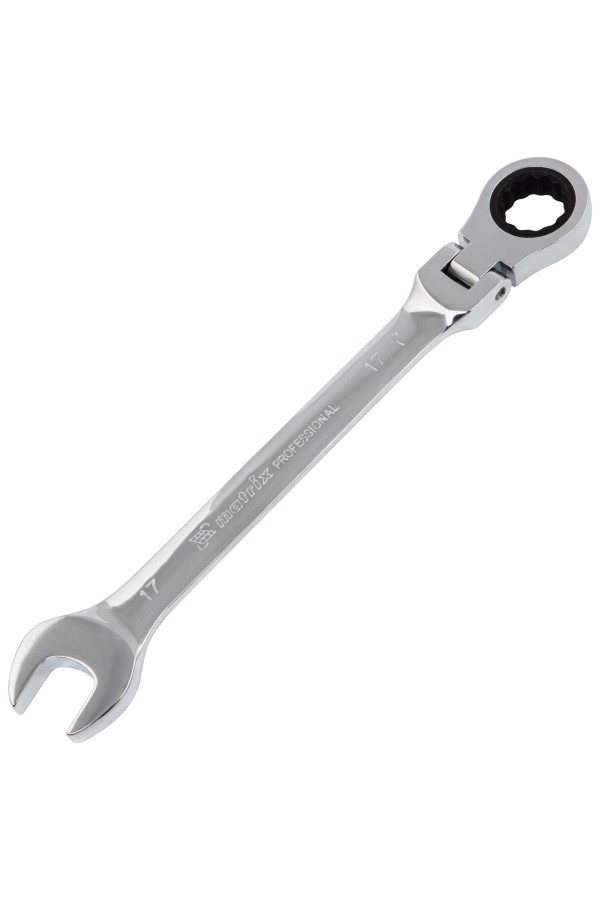 Набор ключей комбинированных, трещеточных шарнирных 8 шт Matrix