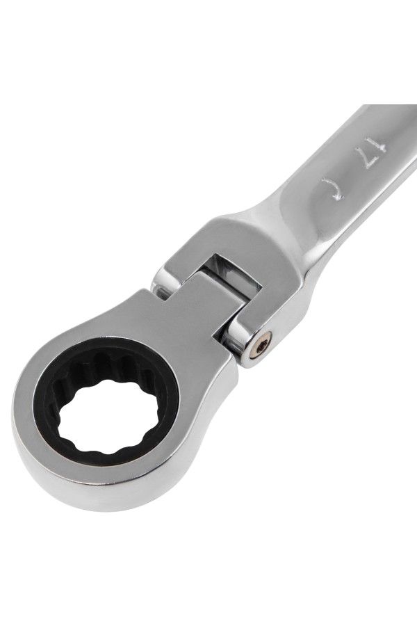 Набор ключей комбинированных, трещеточных шарнирных 8 шт Matrix