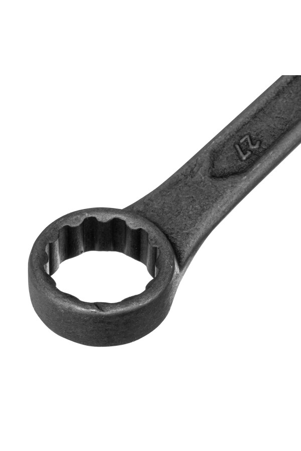 Ключ комбинированый, 27 мм, CrV, фосфатированный Сибртех