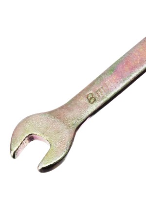 Ключ комбинированный, 8 мм, желтый цинк Сибртех