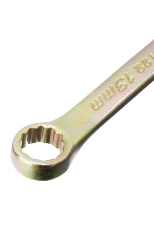 Ключ комбинированный, 13 мм, желтый цинк Сибртех