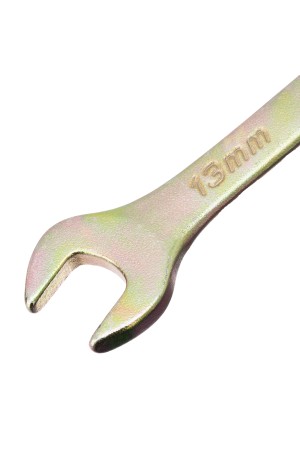 Ключ комбинированный, 13 мм, желтый цинк Сибртех