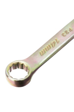 Ключ комбинированный, 14 мм, желтый цинк Сибртех