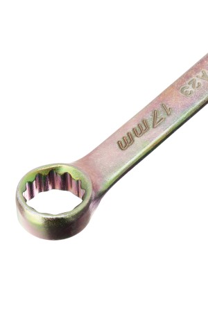 Ключ комбинированный, 17 мм, желтый цинк Сибртех