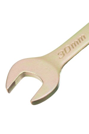 Ключ комбинированный, 30 мм, желтый цинк Сибртех