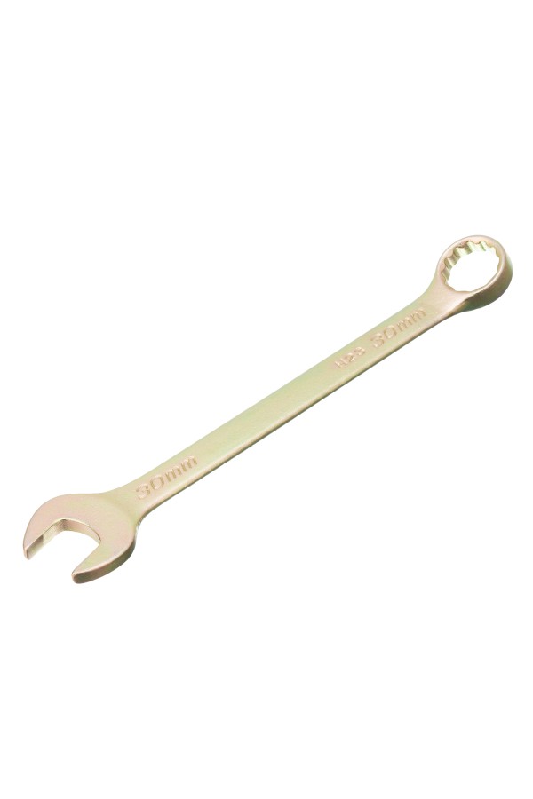 Ключ комбинированный, 30 мм, желтый цинк Сибртех