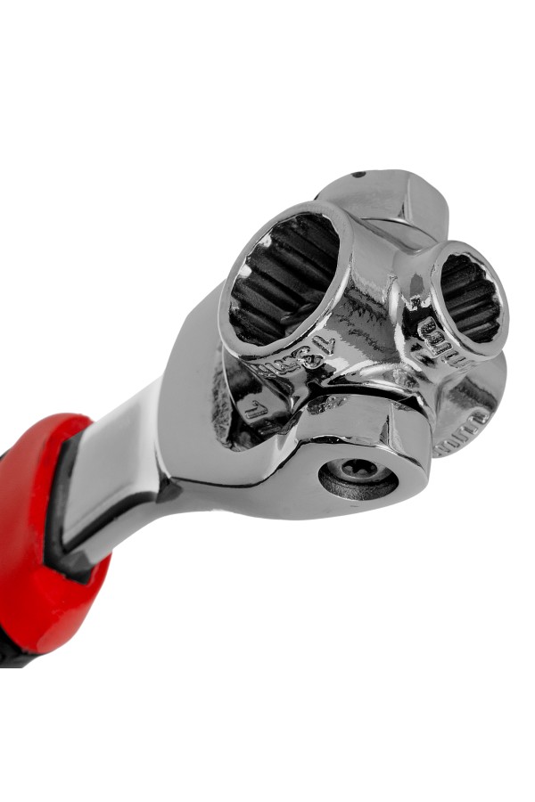 Ключ универсальный 48 в 1, СrV, 8-19мм, Spline Matrix