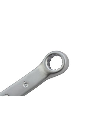 Ключ комбинированный, 6 мм, CrV, матовый хром Matrix