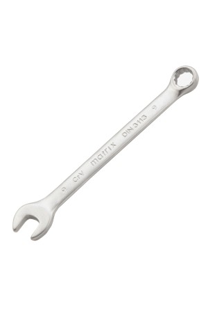 Ключ комбинированный, 9 мм, CrV, матовый хром Matrix