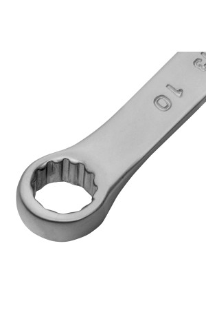 Ключ комбинированный, 10 мм, CrV, матовый хром Matrix