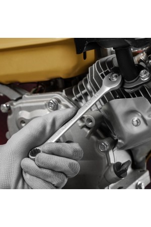 Ключ комбинированный, 13 мм, CrV, матовый хром Matrix