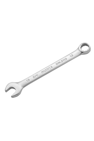 Ключ комбинированный, 13 мм, CrV, матовый хром Matrix