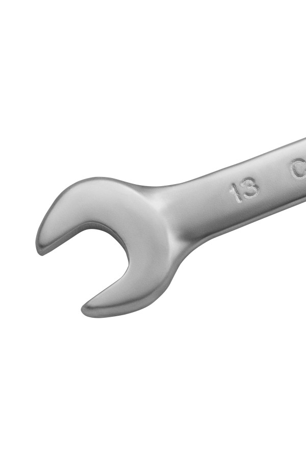 Ключ комбинированный, 13 мм, CrV, матовый хром Matrix