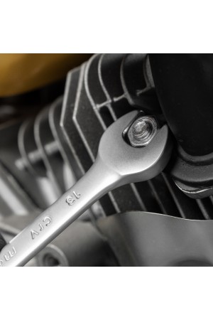 Ключ комбинированный, 13 мм, CrV, матовый хром Matrix