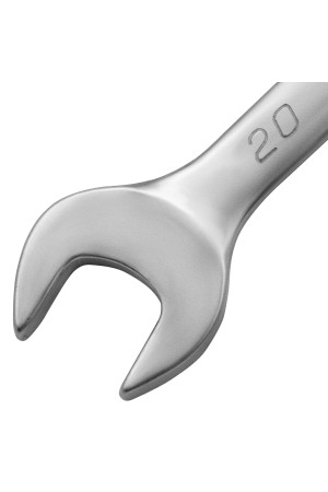 Ключ комбинированный, 20 мм, CrV, матовый хром Matrix