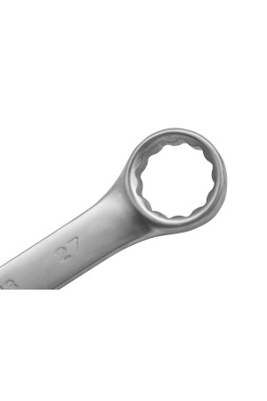 Ключ комбинированный, 27 мм, CrV, матовый хром Matrix