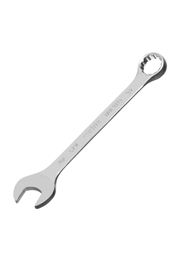 Ключ комбинированный, 32 мм, CrV, матовый хром Matrix