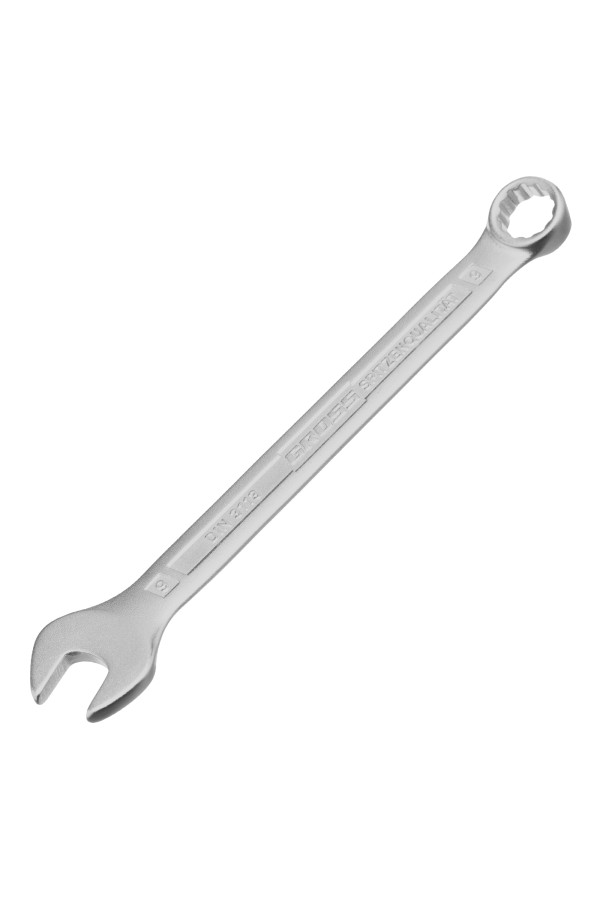 Ключ комбинированный 9 мм, CrV, холодный штамп Gross