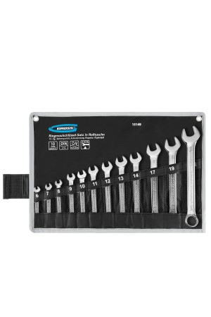 Набор ключей комбинированных 6-22 мм, 12 шт, CrV, холодный штамп Gross