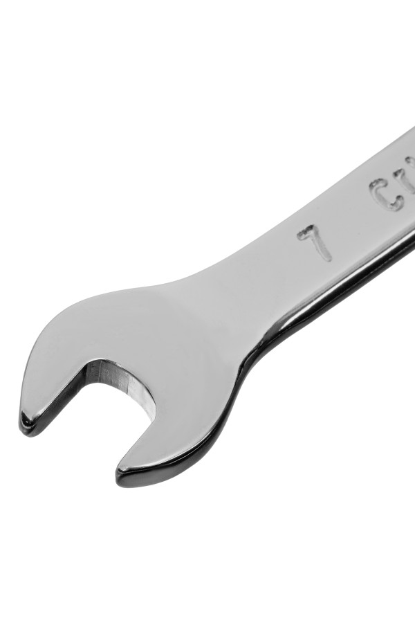 Ключ комбинированный, 7 мм, CrV, полированный хром Matrix