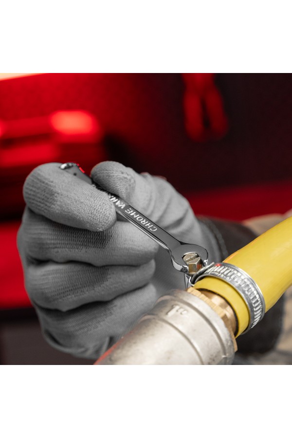 Ключ комбинированный, 7 мм, CrV, полированный хром Matrix