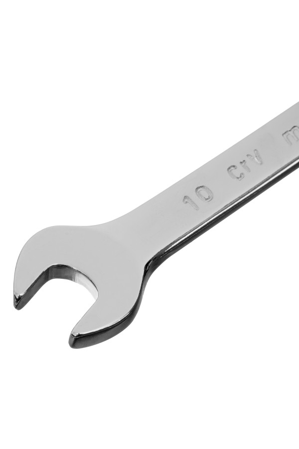 Ключ комбинированный, 10 мм, CrV, полированный хром Matrix