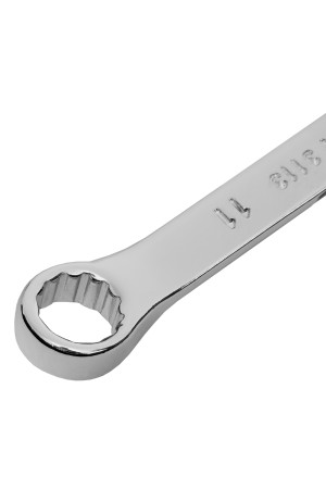 Ключ комбинированный, 11 мм, CrV, полированный хром Matrix