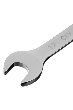 Ключ комбинированный, 17 мм, CrV, полированный хром Matrix