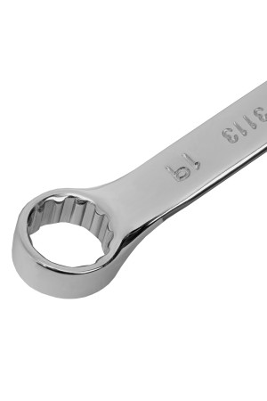Ключ комбинированный, 19 мм, CrV, полированный хром Matrix