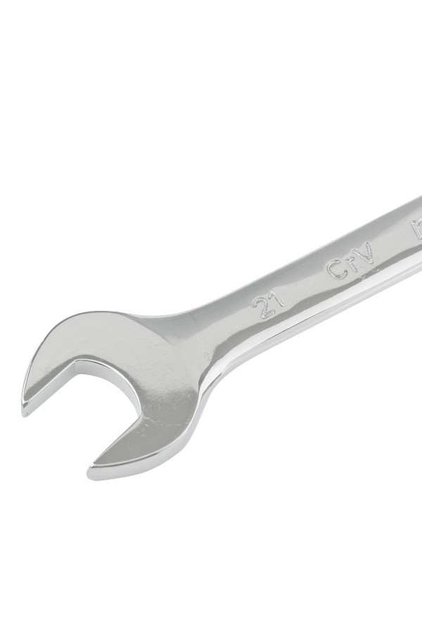 Ключ комбинированный, 21 мм, CrV, полированный хром Matrix
