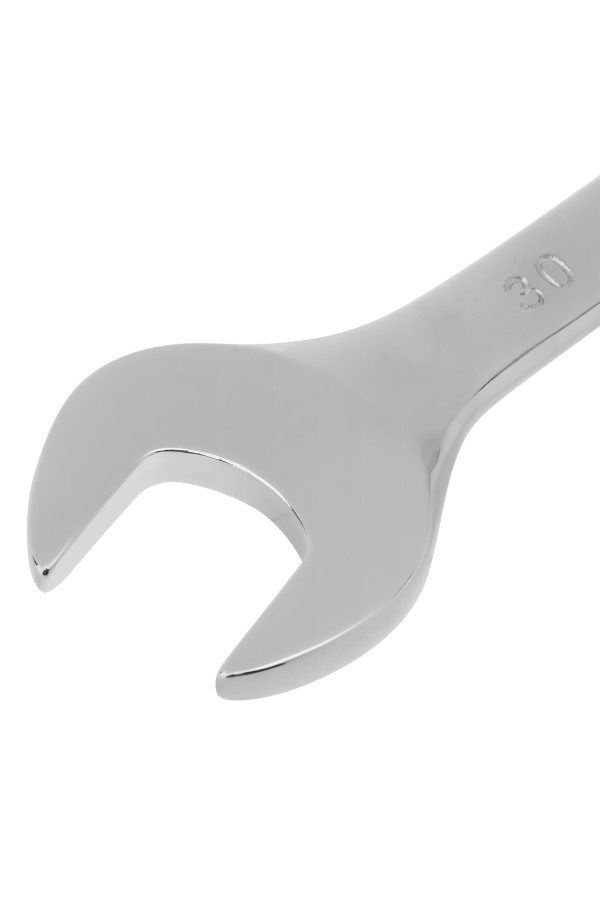 Ключ комбинированный, 30 мм, CrV, полированный хром Matrix