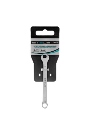 Ключ комбинированный, 6 мм, CrV, матовый хром Stels