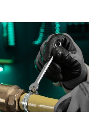 Ключ комбинированный, 7 мм, CrV, матовый хром Stels